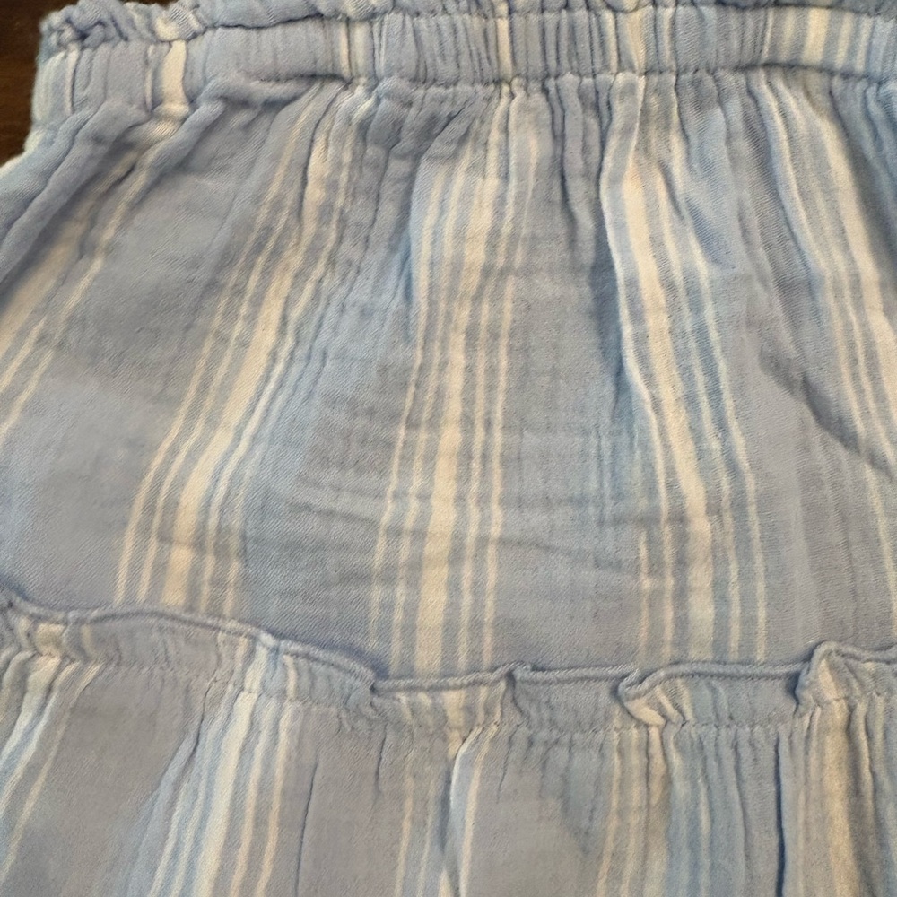 Cat & Jack Pale Blue Gauze Toddler Dress - Picture 2 of 5
